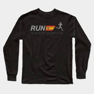 Run for life Spain Long Sleeve T-Shirt